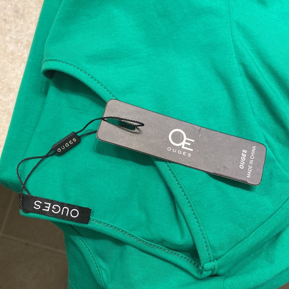 Emerald Green Midi Dress - Picture 5 of 6